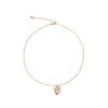 palm leaf everyday dainty chain necklace