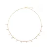 white shell dainty chain charms Necklace