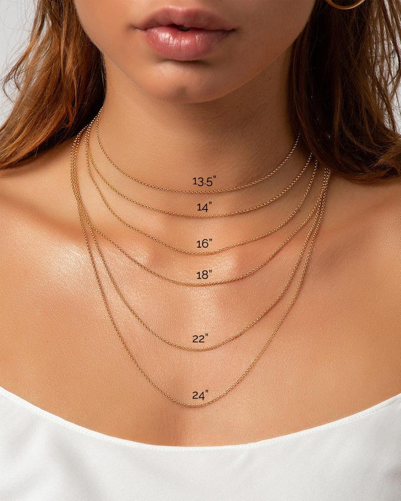 necklace length chart