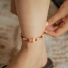 handmade colorful beaded anklet bracelet