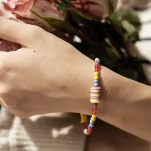 handmade colorful everyday beaded bracelet