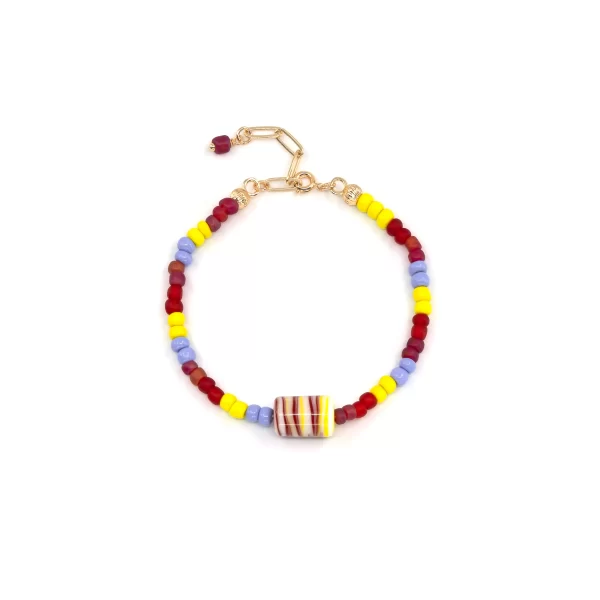 handmade colorful everyday beaded bracelet