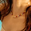 handmade colorful everyday beaded necklace