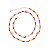 handmade colorful beaded belly chain body jewelry