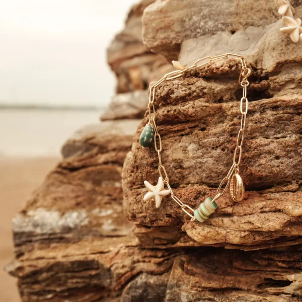 handmade summer chain bracelet charms