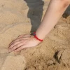 summer handmade red beaded bracelet for women and men