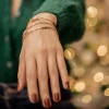 women’s handmade popular green beaded bracelet