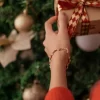 women's unique brown beaded bracelet for women