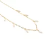 women's everyday dainty chain necklace with shell charms