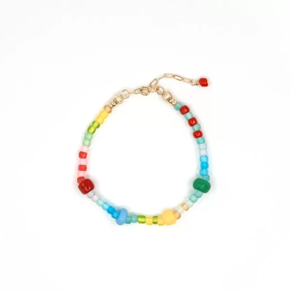 everyday handmade colorful beaded bracelet for women