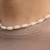 summer handmade unique shell beaded necklace for guys