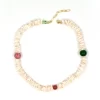 handmade summer shell slices necklace for women
