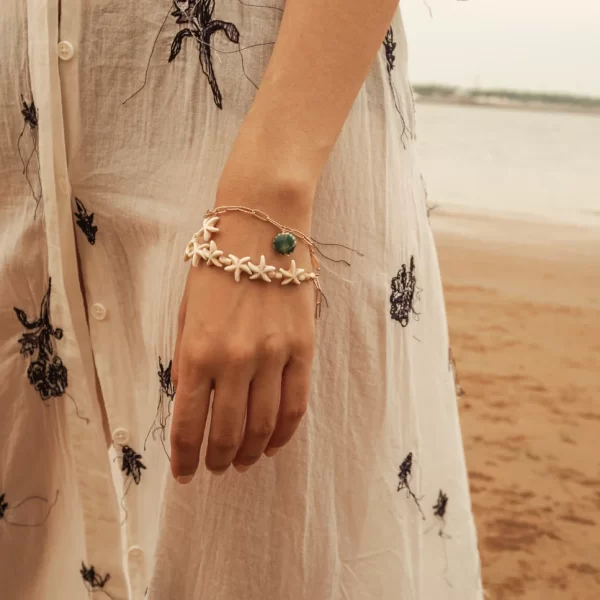 summer beach handmade starfish bracelet for women