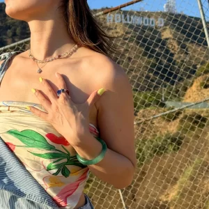 handmade everyday big bead necklace