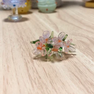 Naiad’s Bloom Pink Handmade Ring